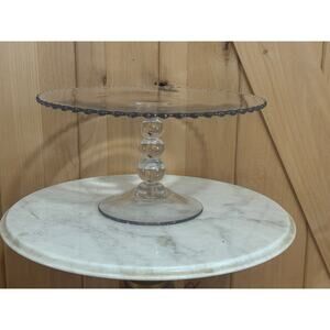 Vintage Imperial Glass Candlewick 11" Cake Stand